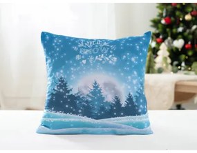 Carbotex Vianočná obliečka na vankúšik 40 × 40 cm – Zimná krajina