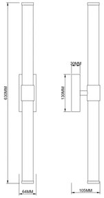 Zuma Line 003064-034735 - LED nástenné svietidlo EDDIE LED/12W/230V mosadz