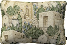Gabika so šnúrkou, obliečka 60x40cm farba produktu béžová látka zapletaná, vzorované