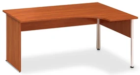 Ergonomický stôl ProOffice A 180 x 120/80 cm, pravý, čerešňa