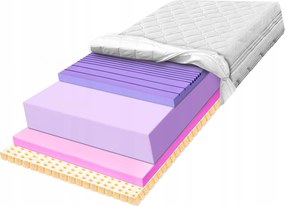 Penový matrac H3 H4 150x170 s Hr penou, odolný kontúrový latex, 32 cm