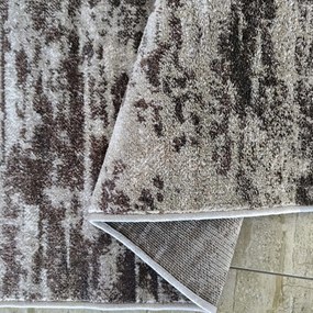 DY Hnedý moderný koberec Panamero 22 Rozmer: 80x150 cm