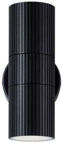 Brilliant - Vonkajšie nástenné svietidlo KEOLA 2xGU10/10W/230V IP44 čierna