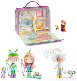 Balíček Tinyly - Bluchka & Indie + domček + Lily & Sylvestr + Prunelle & Bianca