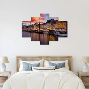 Obraz - Nyhavn, Kodaň (150x105 cm)