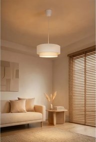Brilagi - LED luster BOHO ECO na lane 1xE27/10W/230V pr. 40 cm krémový