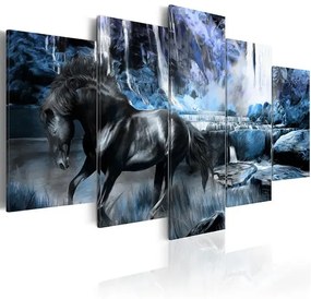Obraz - Azure waterfall Veľkosť: 100x50, Verzia: Premium Print