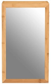 Kúpeľňová skrinka z bambusového dreva so zrkadlom Wenko Bambusa