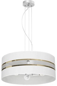 Luster na lanku ULTIMO 3xE27/60W/230V biela