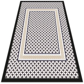 Módne vinylový koberec Módne vinylový koberec geometrické vrkoč