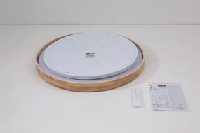 Brilagi - LED Stmievateľné svietidlo WOODROUND LED/40W/230V 3000-6000K priemer 60 cm+DO