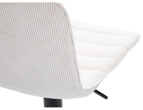 Bielo-čierna barová stolička s nastaviteľnou výškou (výška sedadla 61 cm) Malia – Mauro Ferretti