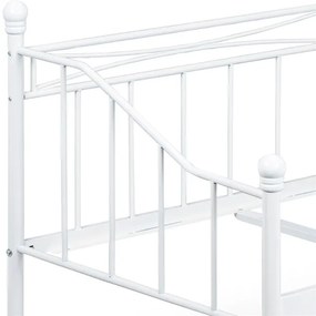 BONTEC Jednolôžková posteľ 208x98cm, kov, čierna, BED-1905 BK Farba: Čierna
