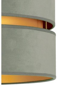 Duolla - Luster na lanku DUO 1xE27/15W/230V svetlo pr. 40 cm zelená/zlatá