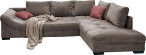 XXXLutz ROHOVÁ SEDAČKA, textil, taupe P & B - Sedačky - 002310006715