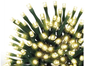 Vianočná reťaz LED 12 m, teplá biela