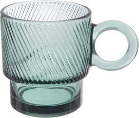 Zelený sklenený hrnček 310 ml Verde – Orion