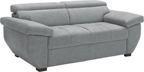 Dvojsedák Speedway, svetlo šedá látka