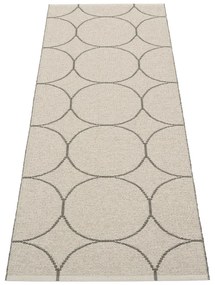 Tmavosivý vnútorný a vonkajší behúň 70x200 cm Boo Charcoal Linen – Pappelina