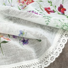 KRÁTKA ZÁCLONA NA PÁSKE SYLVIA 60X150 CM VIACFAREBNÁ