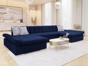Rozkladacia rohová sedačka Agata, Dostupné poťahy: Magic Velvet 2216 + Magic Velvet 2216 + Senegal 818