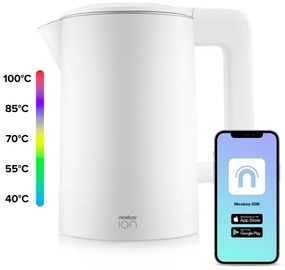 Niceboy ION SmartKettle - Inteligentná rýchlov. kanvica s term. 1,7 l 2200W/230V biela