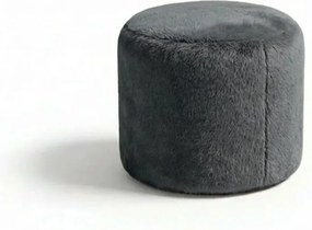 Sablio Taburetka Circle SOFTY - Graphite - 38x48 cm