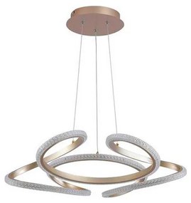 Searchlight 66110CP - LED stmievateľný luster na lanku DOODLE LED/40W/230V mosadz