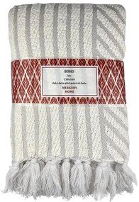 Deka Boho 130x160 biela Merkury Home