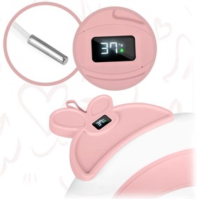 Ricokids Detská vanička s teplomerom RK-282 biela a ružová