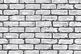 Tapeta šedá tehlová stena