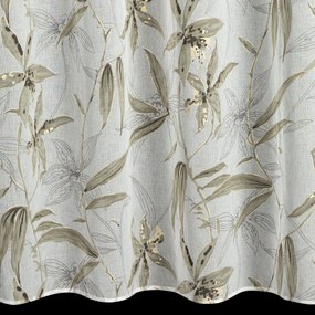 ZÁVES NA KRÚŽKOCH PATI 140X250 CM KVETY