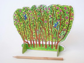 MARIONETINO – Šípkový ker – kulisa k bábkovému divadlu