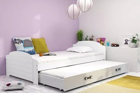 Dvojlôžková posteľ LILI WHITE 90x200 cm + matrace