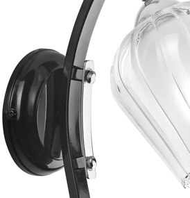 Nástenná lampa PAULA 1xE27/60W/230V čierna