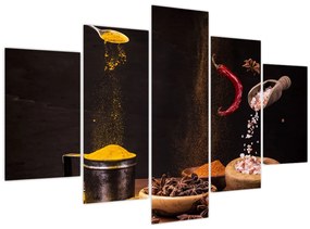 Obraz - Korenie v pohybe (150x105 cm)