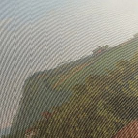 Obraz - Simon Denis,  View Near Naples, reprodukcia (s hodinami) (90x30 cm)