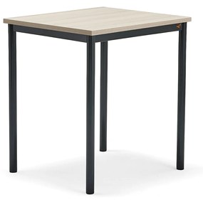 Stôl BORÅS PLUS, 700x600x760 mm, laminát - jaseň, antracit