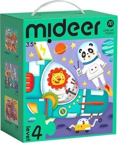 Mideer Puzzle LEVEL UP! 04: Dopravné prostriedky