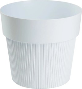 Květináč SILVA LINE 12,7x14,5 cm krémově bílý