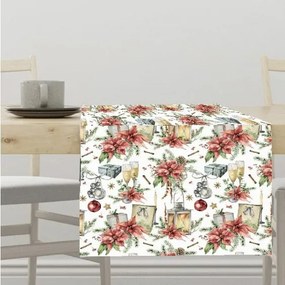 Vianočný obrus Christmas Rose Veľkosť: 40x80 cm