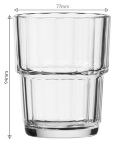 Pohár 200 ml set 6 ks - Arcoroc Norvège - 322749