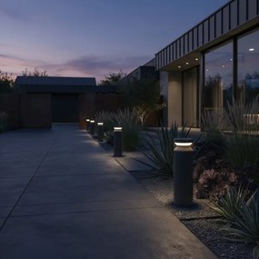 Ideal Lux - LED Vonkajšia lampa BOEING LED/14W/230V 40 cm IP65 čierna