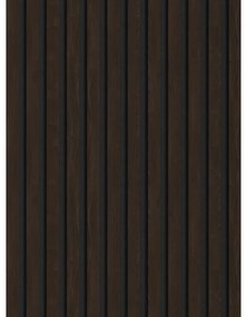 Mexen Lam-F, akustické stenové lamely 275 × 30 cm, plstený podklad 8 mm, technická dyha, eben hnedý, S105-275307-3015-022