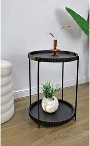 Kovový okrúhly odkladací stolík ø 42 cm Herdys – Yes Everyday