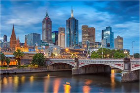 Obraz mesta Melbourne (90x60 cm)