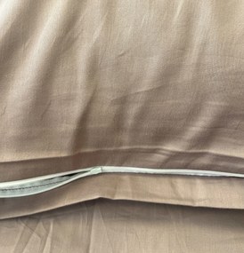 Obliečky bavlnený satén exclusive Modern hnedé 200x140cm+90x70cm TiaHome