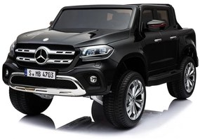 RAMIZ ELEKTRICKÉ AUTÍČKO MERCEDES X-CLASS - LCD - NELAKOVANÉ - ČIERNE - 4x45W - 2x12V/7Ah - 2023