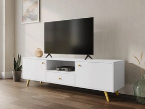 Tv stolík/skrinka Astrodon 160, Farby: biela