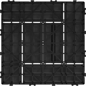 WPC dlaždica LEGI STYLE 30 x 30 cm, čierna